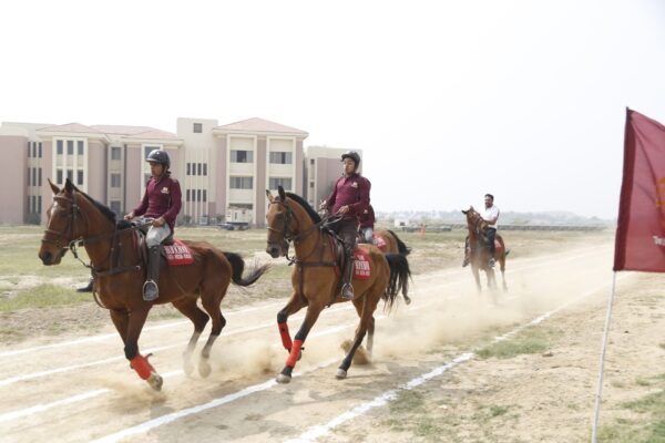 horse riding